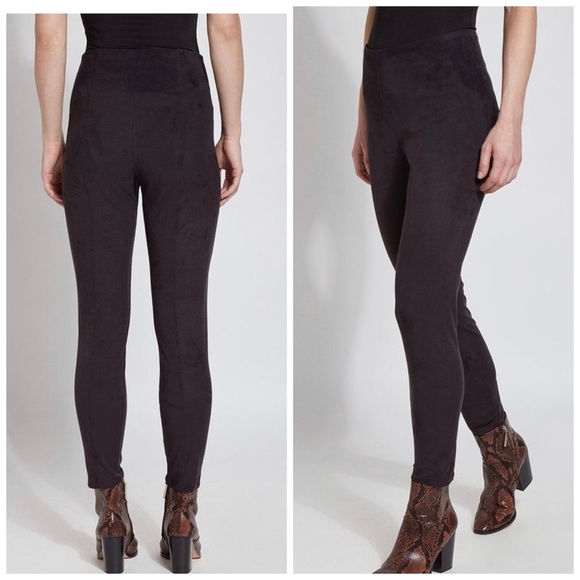 Lysse Pants - M Lyssé Graphite Faux Suede High waist Legging